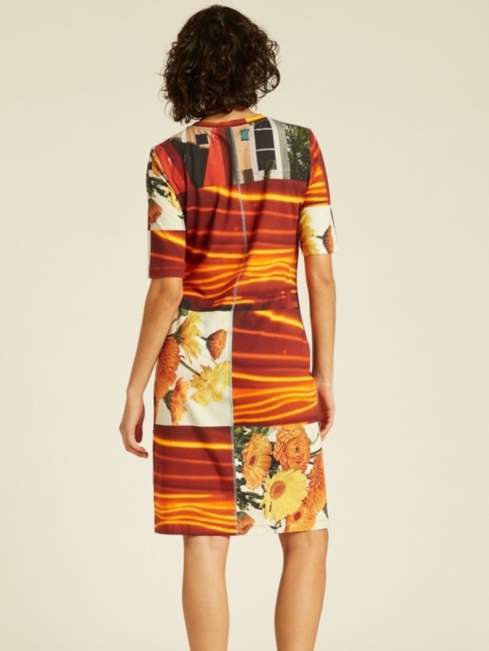 RARE! Paul Smith NWT ‘Daydreaming Floral’ Graphic Print Jersey Dress ~ Size XL - Picture 2 of 10